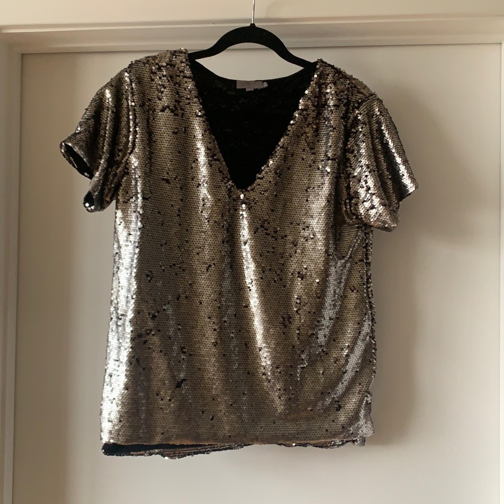 Anthropologie Sequin Top, Medium